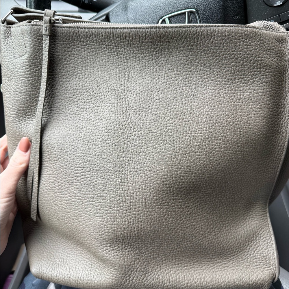 ALLSAINTS Akita small backpack/ handbag in Grey | NWT - Picture 5 of 9